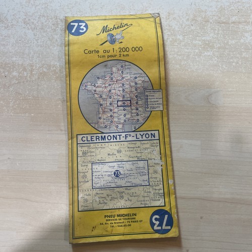 Ancienne carte michelin 73 - carte,