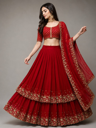 Fête lehenga choli - lehenga, indien