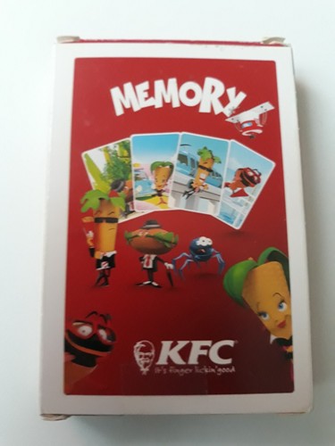 Paquet cartes memory kfc - cartes,