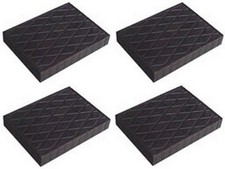 4 X bloc de caoutchouc