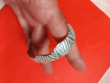 Bracelet manchette en argent