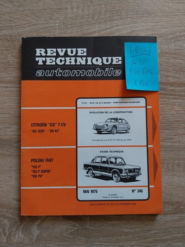 Revue technique polski fiat - revue,