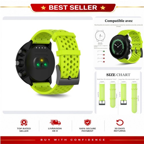 Bracelet montre silicone - bracelet, 24