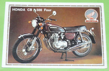 #79 HONDA CB 500 FOUR JAPON TOKYO JAPAN NIPPON PANINI SUPER MOTO 1975