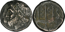 GRECE ANTIQUE - SICILE - SYRACUSE - Litra - Poséidon / Trident avec 2 dauphins
