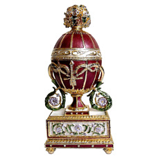 Oeuf Faberge Madone Lily mauve