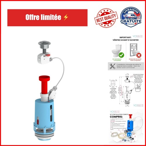 Yossee mécanisme chasse eau - yossee,