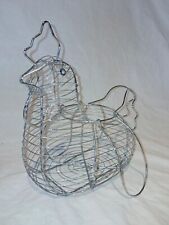 PANIER À ŒUFS POULE en FIL