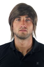 Perruque Pour Hommes Mi-Longue