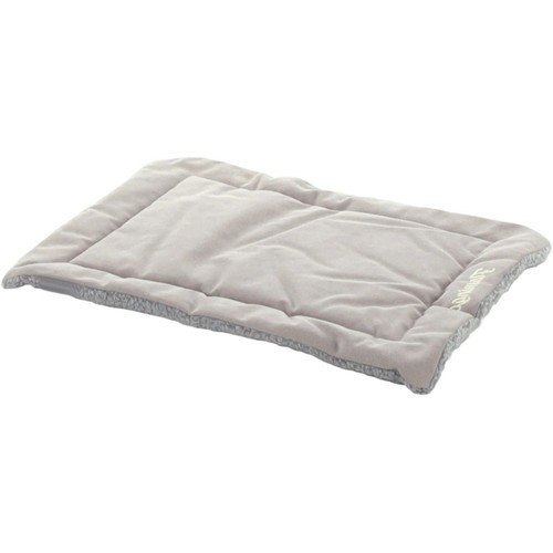Coussin rectangle gris alisha