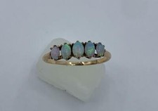 Art Déco 5 Opale Bague 14K Or