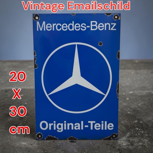 Vintage mercedes benz plaque - vintage,