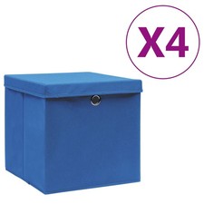 4x Boîtes de Rangement Tissu