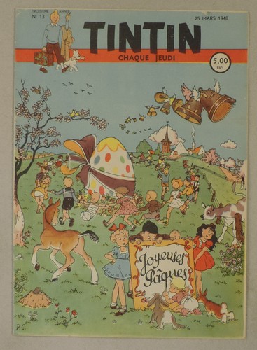Tintin 1948 couv de - tintin, 13