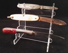 Présentoir plexi pour 6 mini couteaux C6M