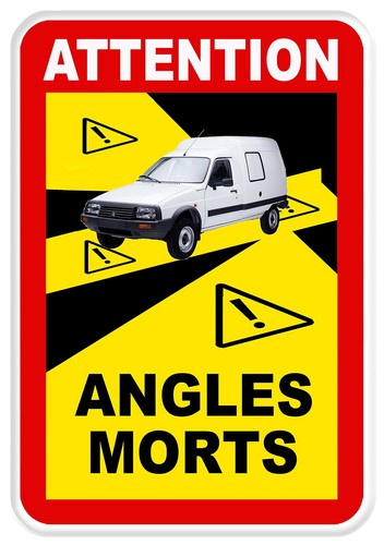 Sticker angles morts - angles,