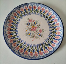 Assiette faïence peinte à la