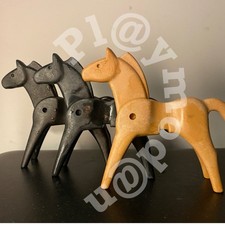 Playmobil Vintage 3x Chevaux