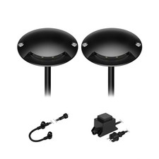 Luminaire LED à poser au sol BUNDA 1 flamme extra-plate pour l'extérieur