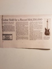 David Gilmour Guitar Sold -