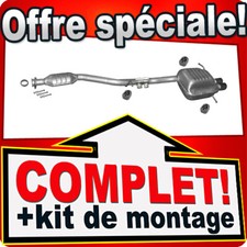 Ligne pot d'échappement pour