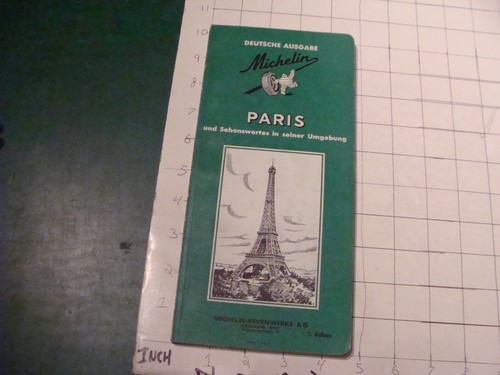 Vintage michelin guide maps - w,