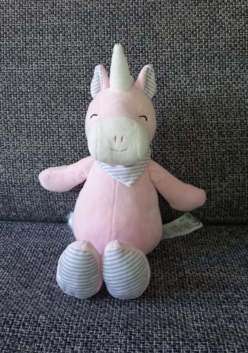 Doudou peluche licorne - b1,