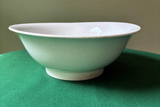 Faïence ancienne Digoin Sarreguemines XIX ème Grand Saladier Blanc