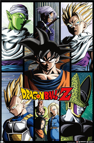 Dragon ball poster grille - poster, en