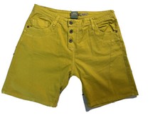 BERMUDA SHORT FEMME  PLEASE MOD P88 LARGE FR 42/44   JAUNE MOUTARDE MODELE P17