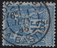 PRO-02-2-3: Cachet type 84 de Bordeaux La Bastide (Gironde) sur n°90