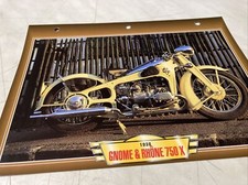 Gnome & Rhône 750 X 1938 fiche carte moto passion collection Atlas