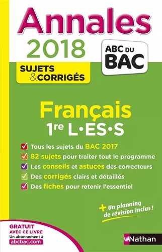 Annales bac français 1re - français,