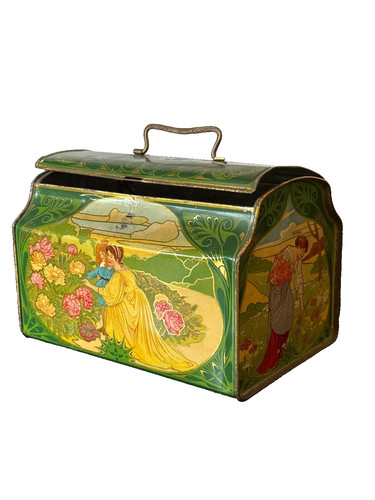 Ancienne boite tôle - boite,