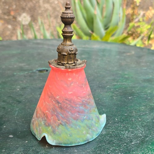 Tulipe pour lampe bronze