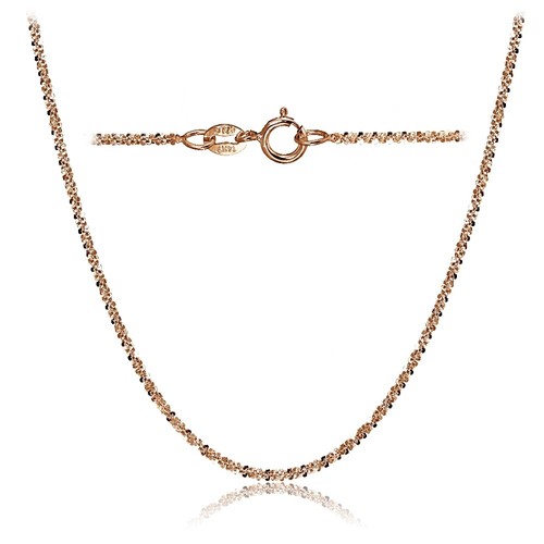 14k rose rock corde - rose,
