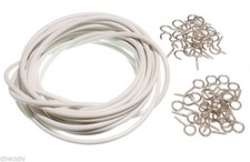 Fil De Rideau Net Câble Blanc