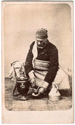 Cdv homme préparant le - cdv,