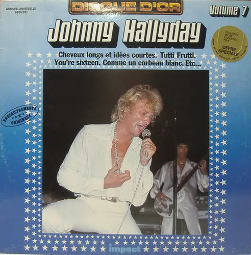 Johnny hallyday disque or - hallyday,