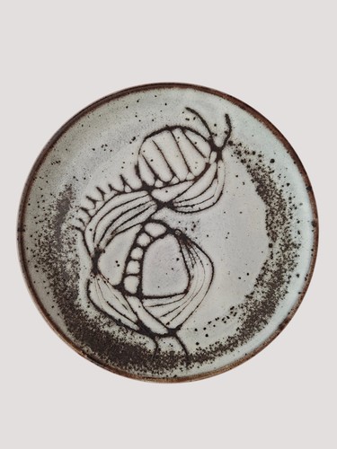 Assiette grès vallauris - assiette,