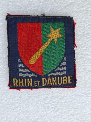 Insigne tissu rhin danube - tissu,