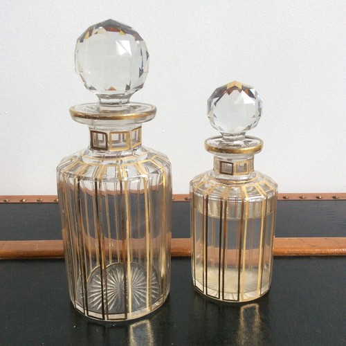 Flacons toilette cristal - flacons, de
