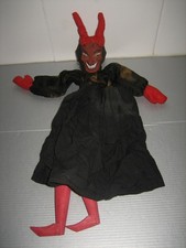 Ancienne Marionnette Théâtre Lyonnais Guignol Bois & Carton Bouilli