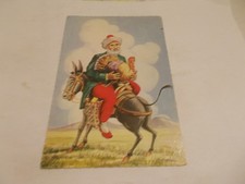 TURKEY TURQUIE  NASRATTIN HOCA A DOS D ANE BELLE ILLUSTRATION SIGNER COLORISER