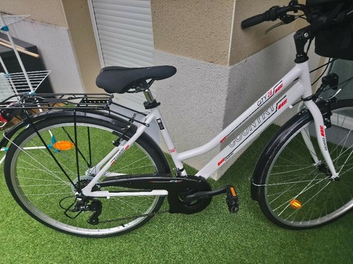 Vélo vtc femme neuf blanc - vtc, 28"