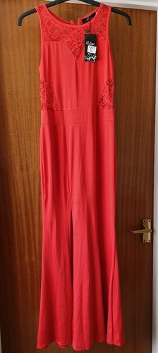 Robe longue rouge femme - , taille