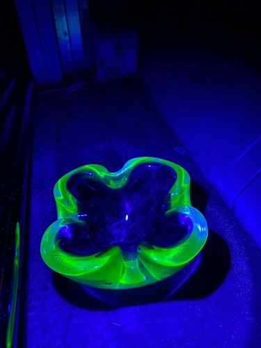 Ancienne cendrier verre - ancienne,