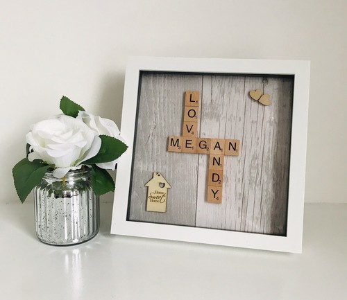 Cadre photo scrabble - photo,