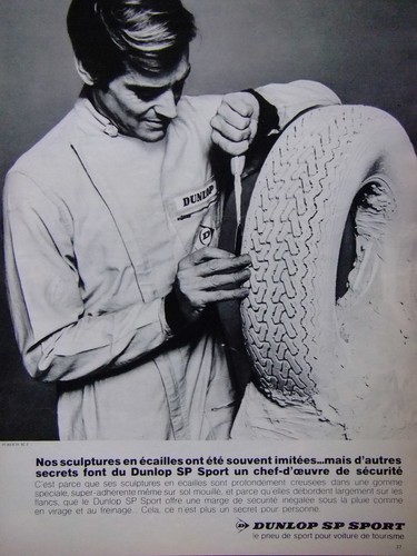 Publicité pneu dunlop - pneu,