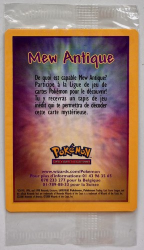 Carte pokémon mew antique - antique, fr